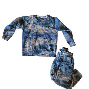 Munster Boy's Blue Tie Dye Jogger Set Size: 6